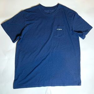 Patagonia Navy Logo Responsibili-Tee - XL